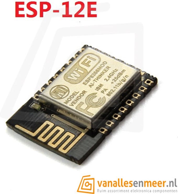Wifi module ESP8266 Serial Wifi ESP-12E met antenne op PCB
