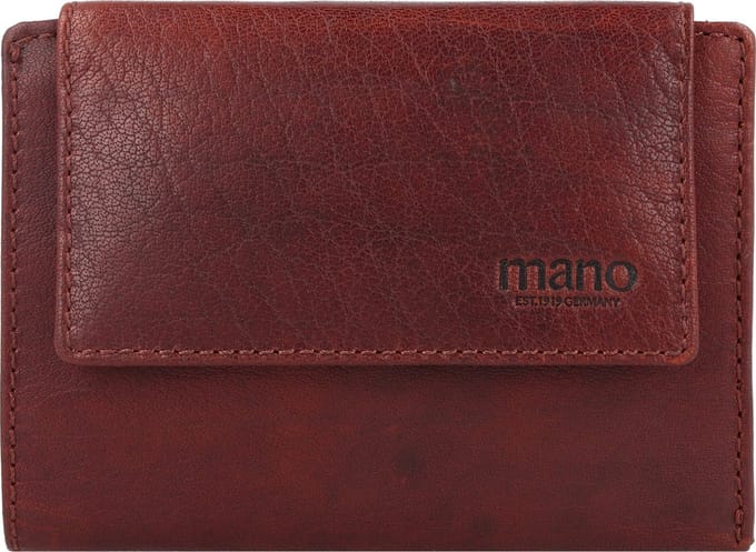 mano Don Simon Portemonnee Leer 14 cm - Dames - Horizontaal - braun