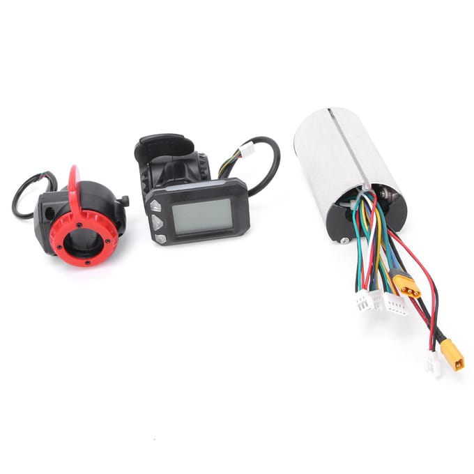 5,5 inch koolstofvezel elektrische fiets controller accessoires set voor elektrische fiets white