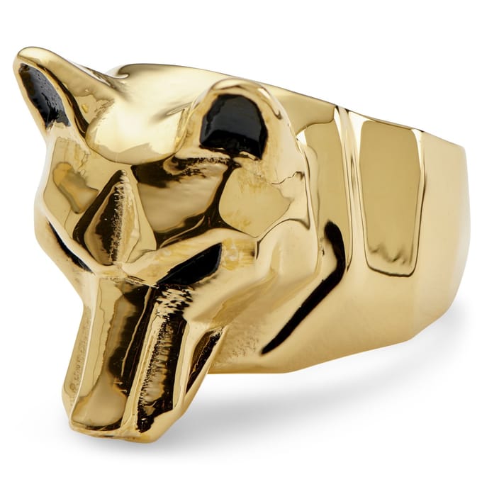 Mack Goudkleurige Wolfsring
