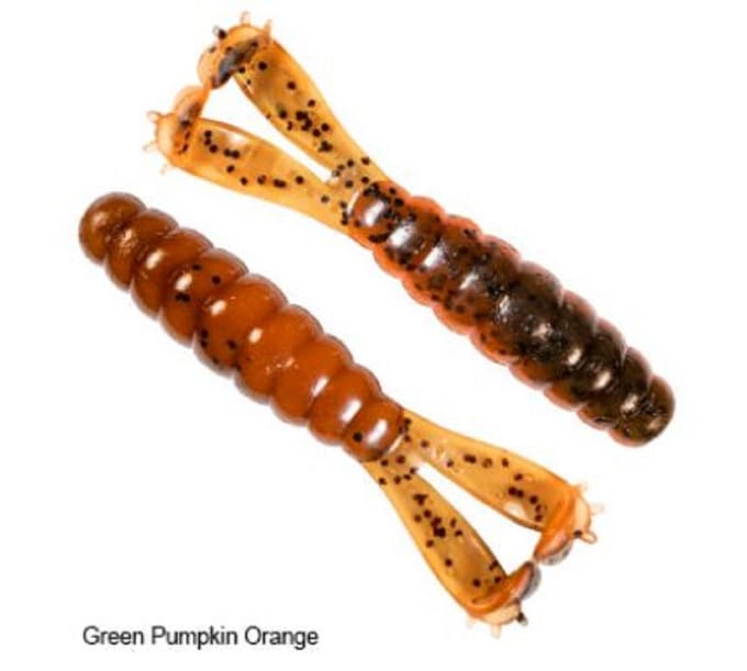 Zman Soft Lure Billy Goat 4,25 Inch 3/Pack Groene Pompoen Oranje (4653)