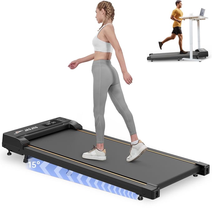 Jagjog Loopband - Walking Pad 6km/u & 15° Helling Levels - Treadmill - Loopbanden Elektrisch