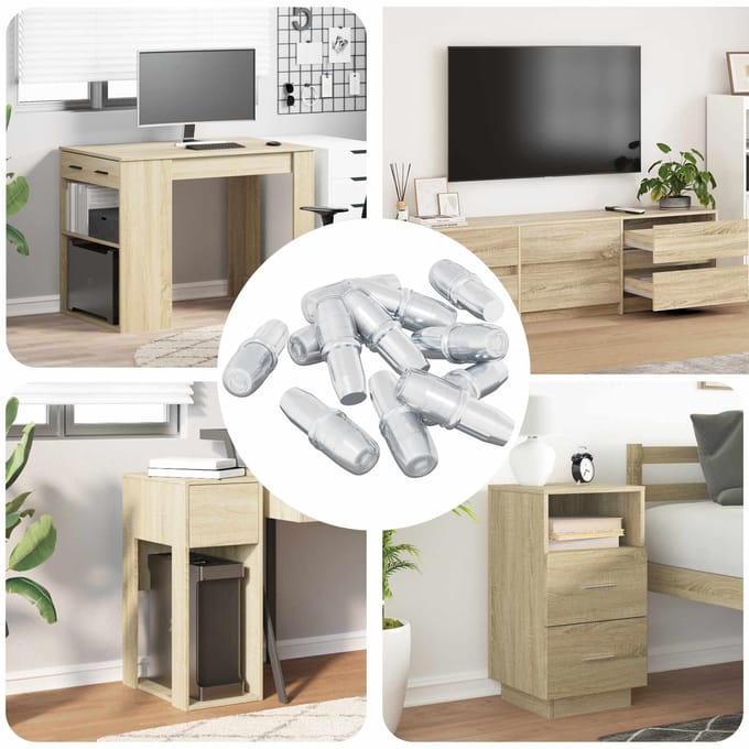 vidaXL - Plankhaak - 12 - Zilver - 7 - x - 16 - mm - IJzer