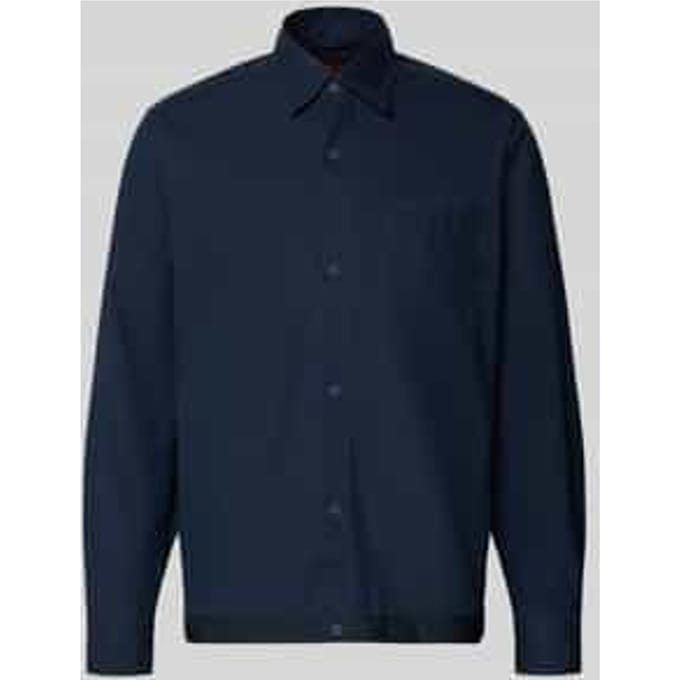 regular fit overshirt van katoenmix model 'LOBEL_M'