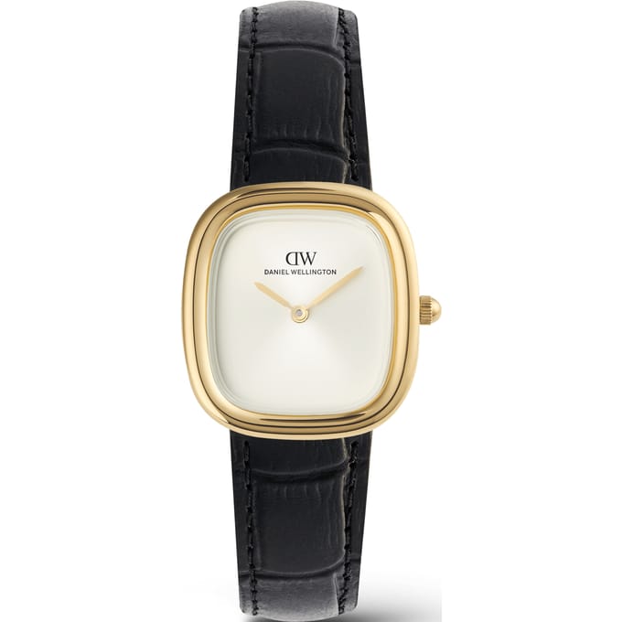 Daniel Wellington DW Watch Margot Black Croc Gold 24mm