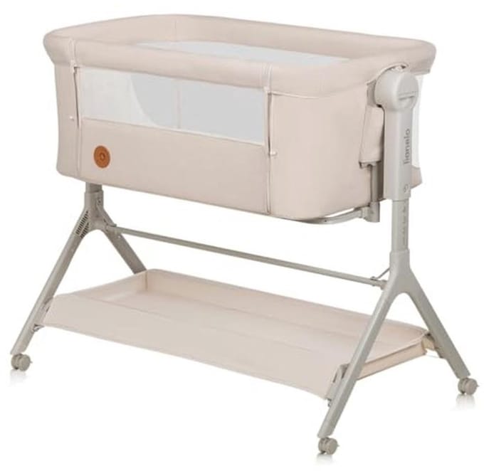 3-in-1 Co-Sleeper en Wieg voor Baby's tot 9 kg met Verstelbare Hoogte en Mobiliteit