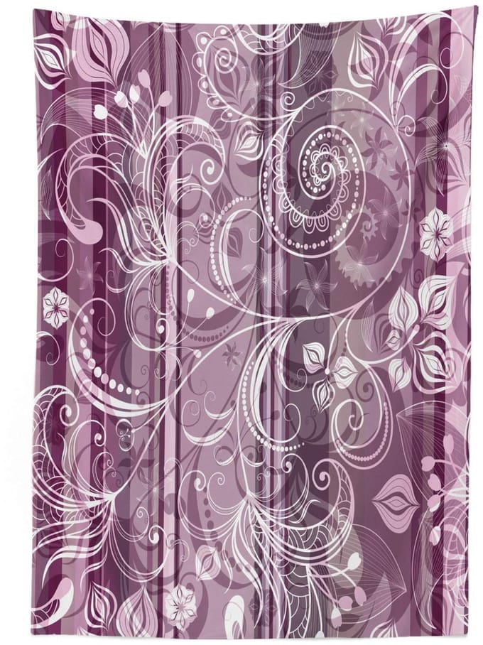 ABAKUHAUS Lila Tafelkleed – Rechthoekig 140x170 cm – Satijn