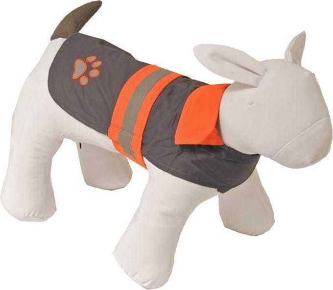 Boon Regenjas Safety Reflecterend Grijs / Oranje