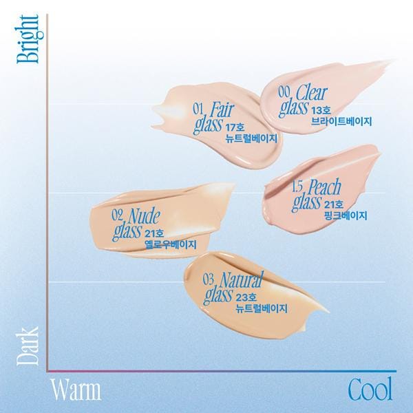 [Hamel] Cushion Vegan Aqua Glow Zéro-fit 12g (3 couleurs) 02 Natural beige