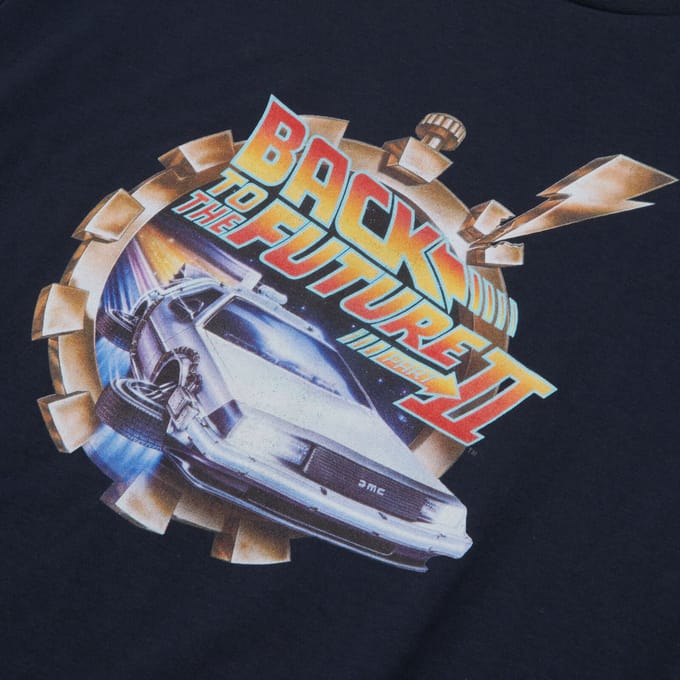 Back to the Future Clockwork T-shirt - Navy - M