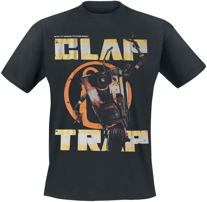 Borderlands Clap Trap Heren T-shirt - zwart - M