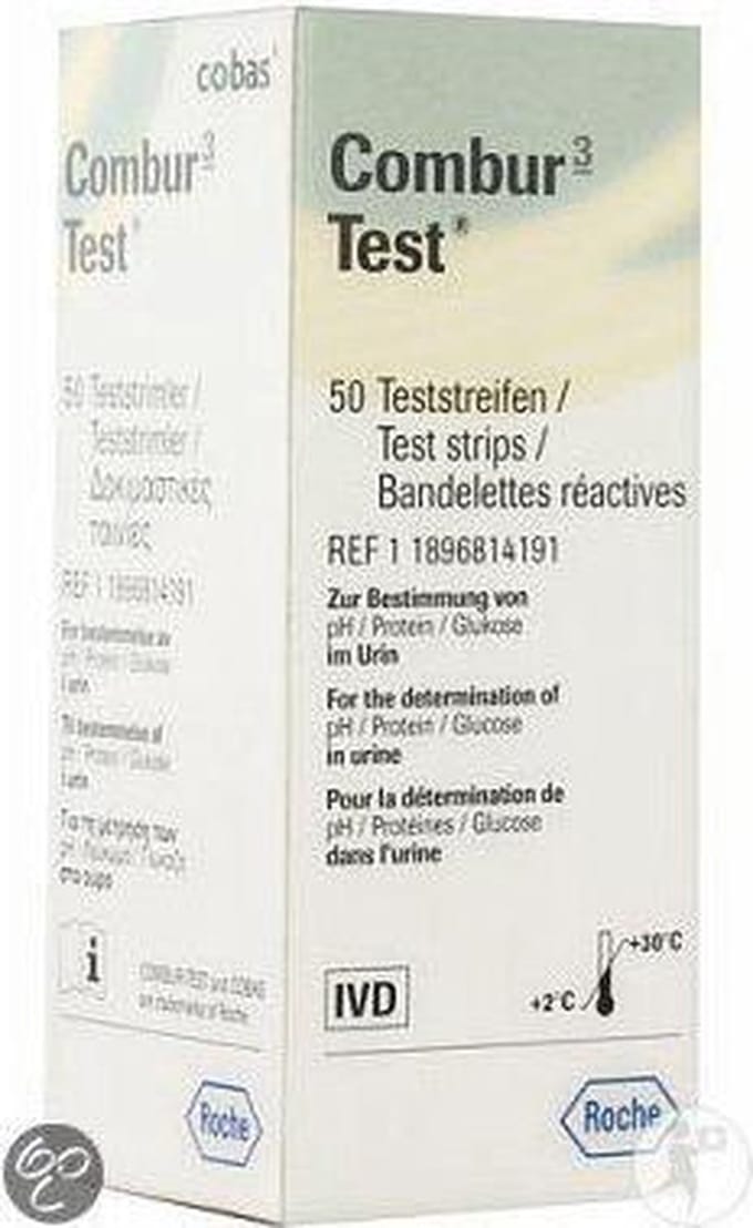 Combur 3 Test Strips