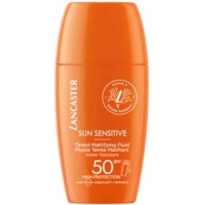 Lancaster Sun Sensitive Tinted Mattifying Fluid SPF50 Zonnebrandcrème Dames 30 ml