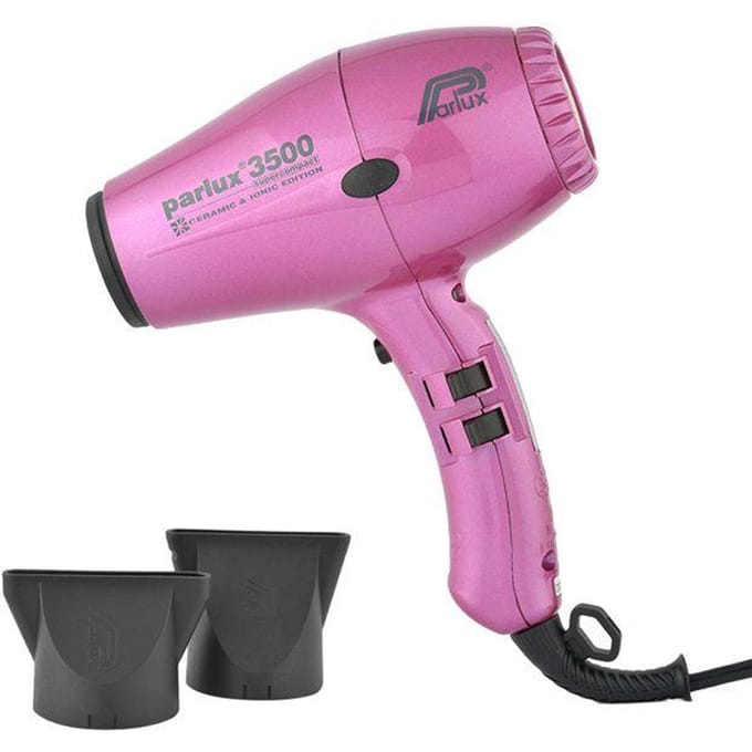 Sèche-cheveux PARLUX 3500 Ionic SuperCompact - Débit d'air 73 m3/h - 2000 W - Rose
