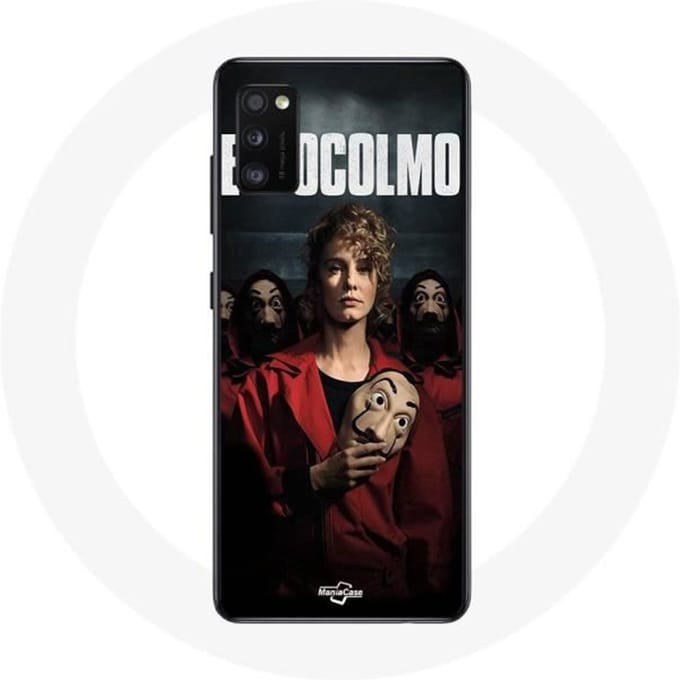 Samsung Galaxy A41 hoesje La Casa De Papel Estocolmo-masker