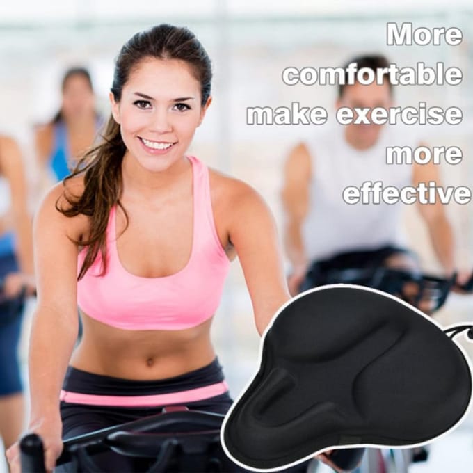 Comfortabel Breed Fietszadel voor Heren en Dames