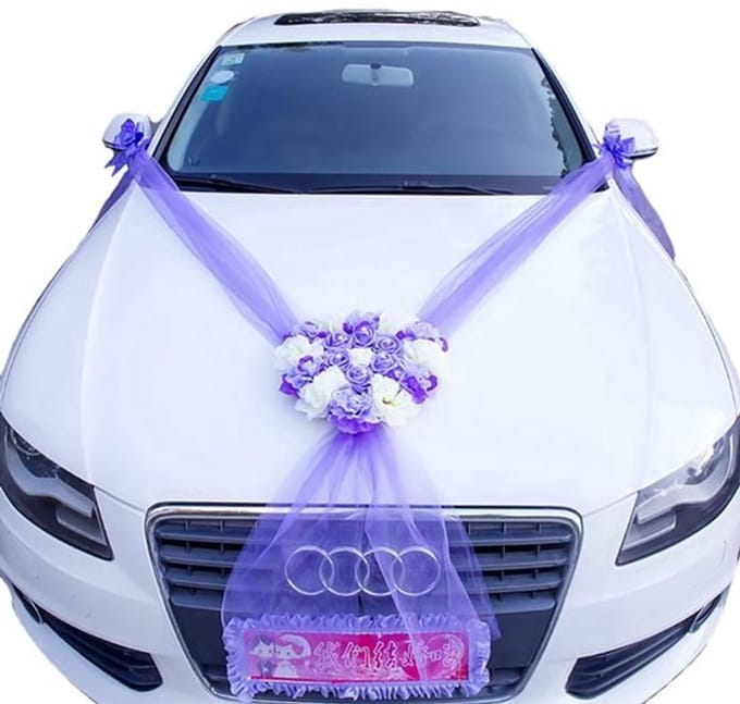 Allecto - Autosieraden - Bruidsautodecoratie - Romantische
