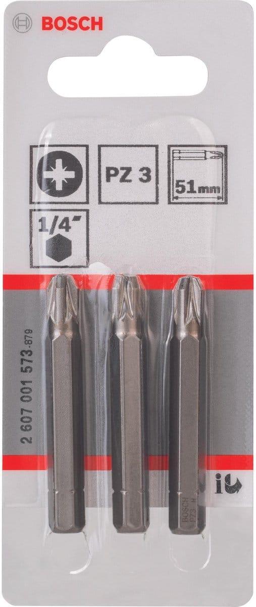 Bosch - XH-TORS/PZ3/51MM - 3 stuks