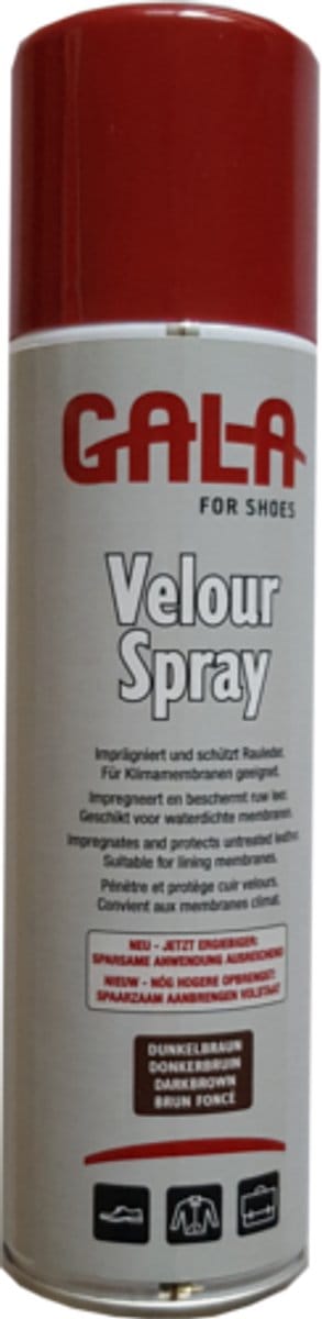 GALA Velour - Suède - Nubuck Spray - Donker Bruin