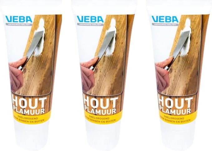 Houtplamuur 400GR 3 stuks - KD set