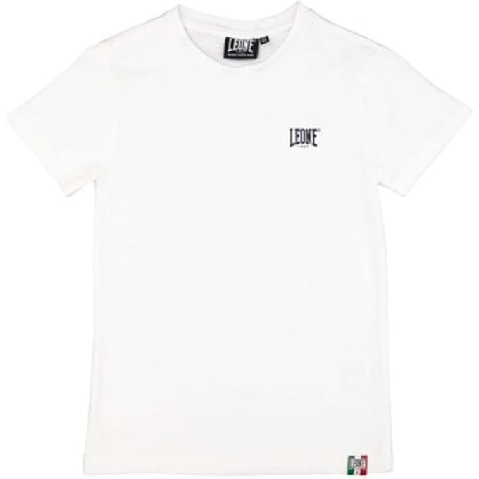 T-shirt Korte Mouw Leone 1947 Boy Short Sleeves Small Logo