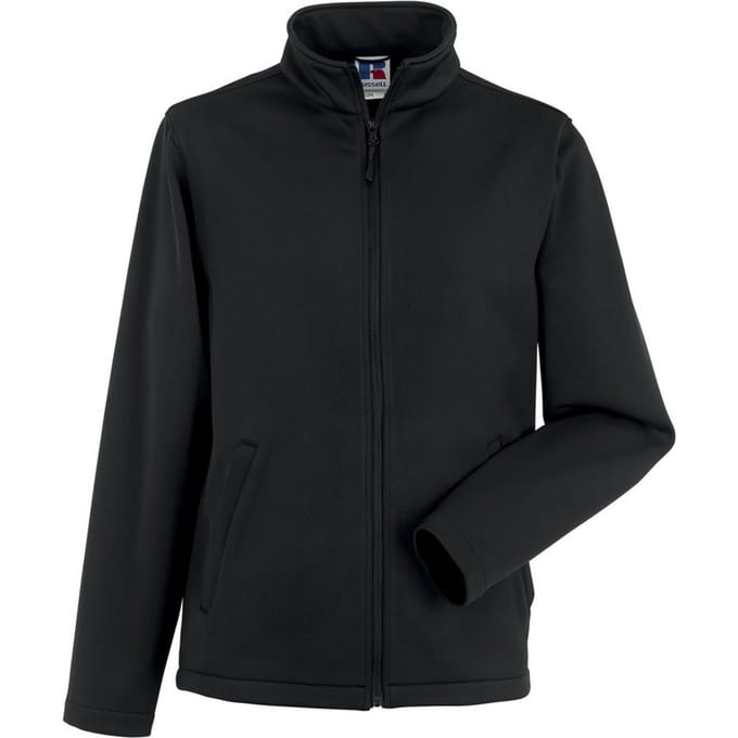 Russell Heren Slim Soft Shell Jas (Zwart)