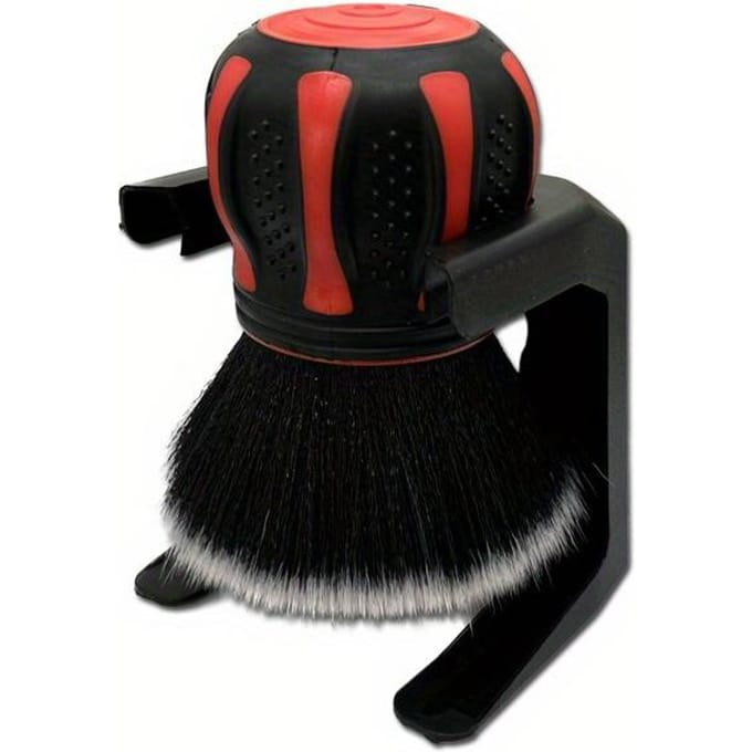 Brosse Premium de Détailing Auto Grande Surface avec Poils Doux et Manche Boule pour Dépoussiérage