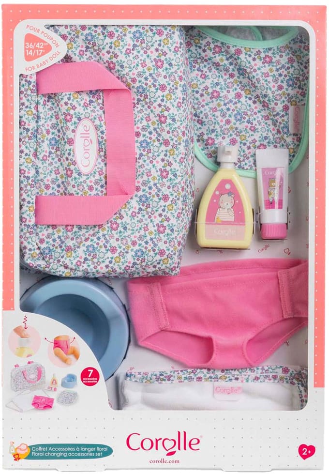 Corolle - Diaper Accessories Flowers Set for Baby Doll 36cm