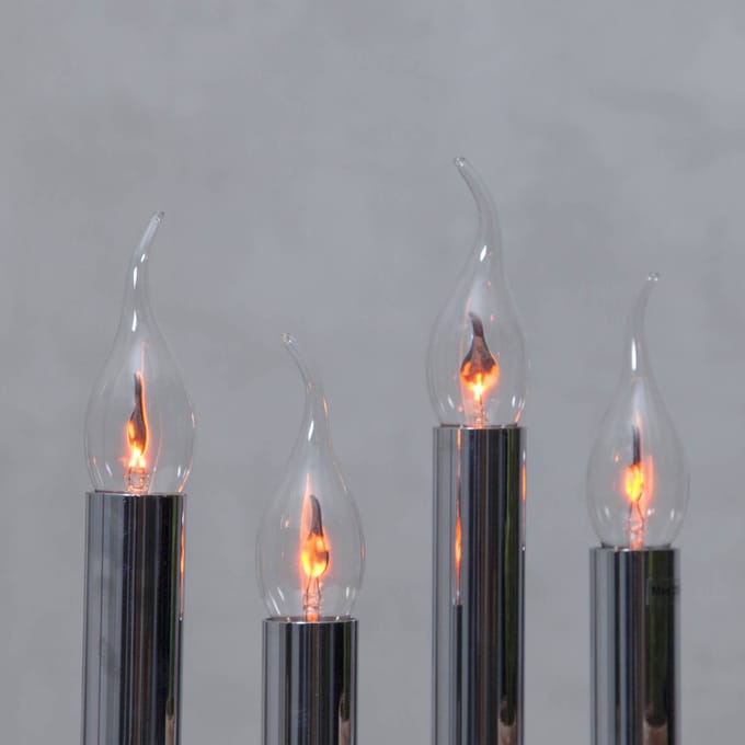 Kaarslamp - E14 - 3W - Super Warm Wit <2200K - Filament - Helder