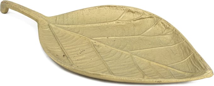 Schaal blad metaal goud