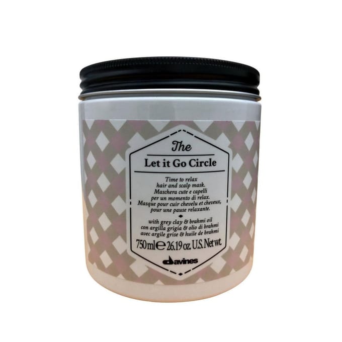 Davines, The Let it Go Circle, Haarbehandeling Crème Masker, Hydratatie, Pluiscontrole, 750 ml