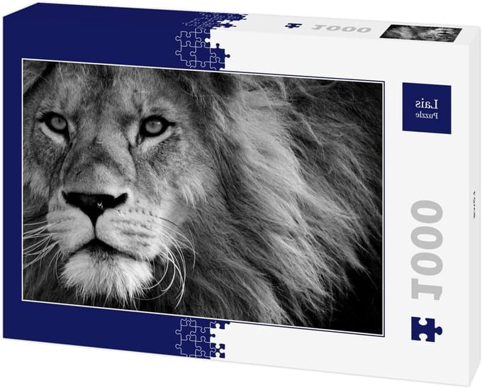 Puzzel Leeuw - Legpuzzel Dieren - Ontspanning Thuis - Briljante Opdruk - 1000 Stukjes - Multicolor