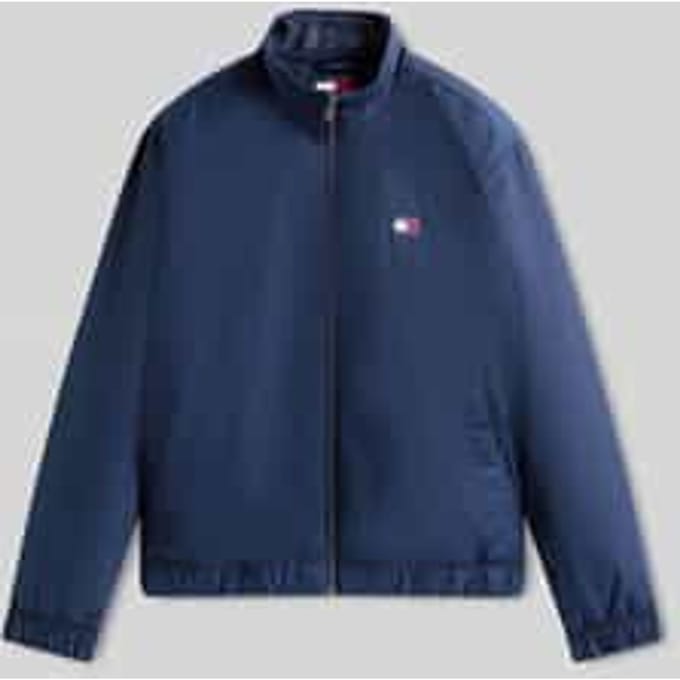 Regular fit blouson met labelpatch