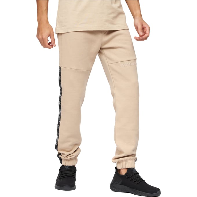 Crosshatch Heren Apollo Joggingbroek (Steen)