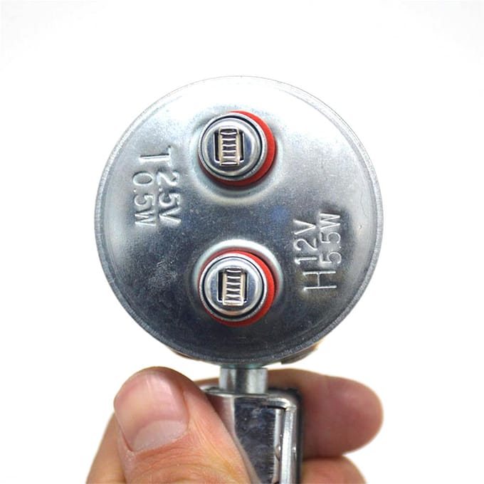 12V 6W Lichtgenerator Dynamo Gemotoriseerde Wrijvingskop Achter Elektrische Accessoires gray