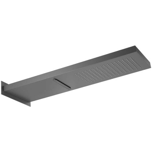 Herzbach DEEP GREY Rain Shower Multifunction 2, 53.7 x 16.5 cm 23.661600.2.06