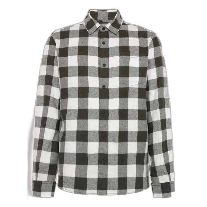 Katoenen flanellen overhemd met ruitjes KnowledgeCotton Apparel - GOTS