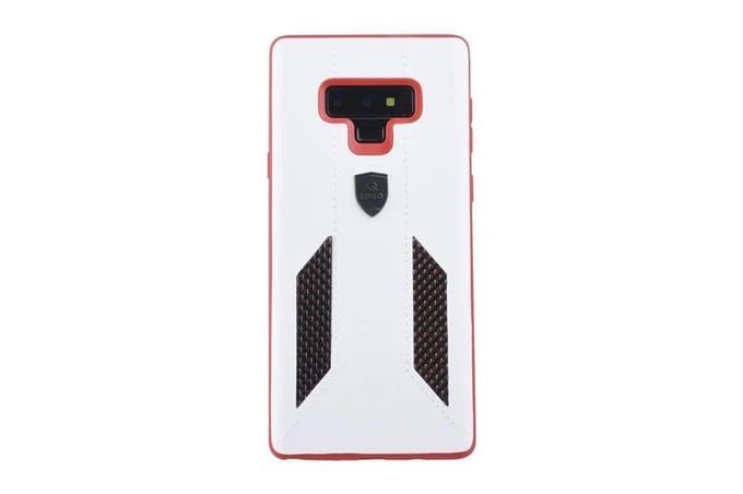 UNIQ Accessory Galaxy Note 9 Kunstleer Hard Case Back cover - Wit (N960F)