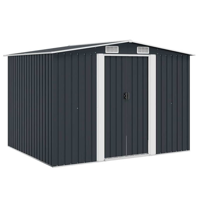 vidaXL - Tuinberging - 257x205x178 - cm - staal - antraciet