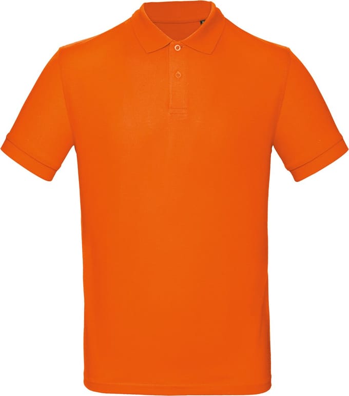 B&C Men's organic polo shirt CGPM430 - orange - S