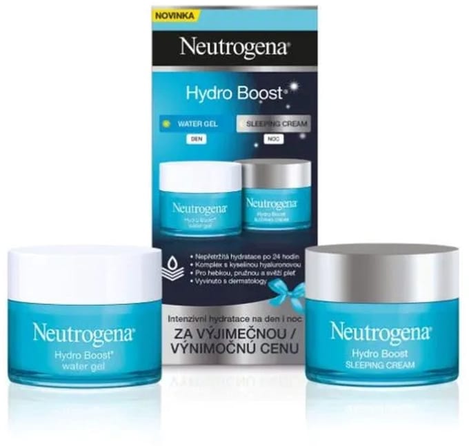 Neutrogena Hydro Boost Gezichtsverzorging Duo 50 ML Hydro Boost Water Gel en 50ML Hydro Boost Slaap Cream