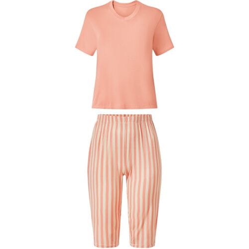 ESMARA Dames shortama - plus size (Koraal, XXL)