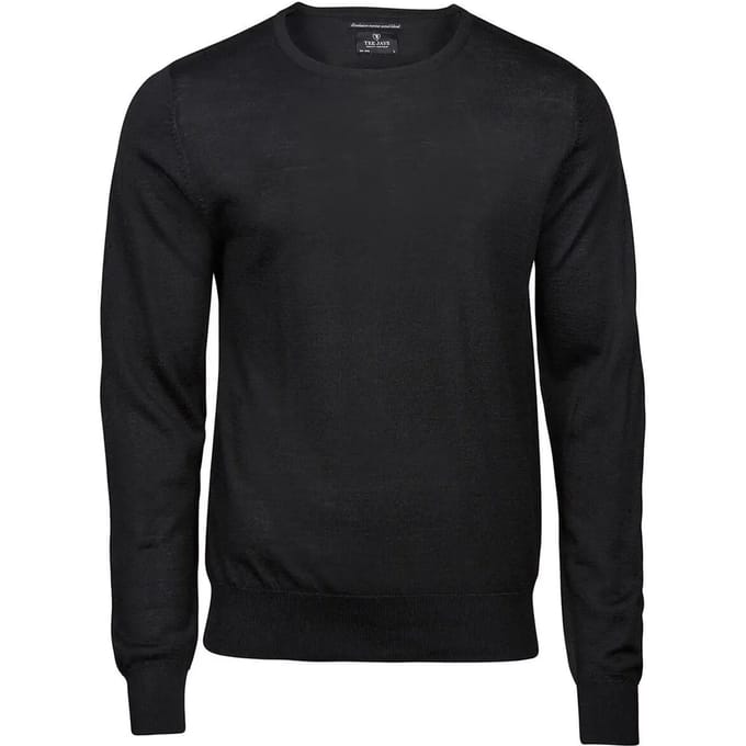 Tee Jays - Crew Neck Pullover Sweater - Black maat M