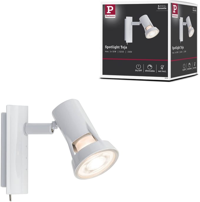 Spotlight Teja GU10 230V max. 10W dimbaar Wit