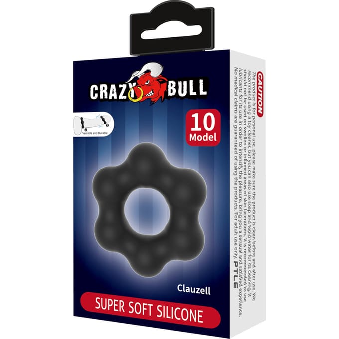 Crazy Bull - Clauzell - Cock Ring - Model 10 - Zwart