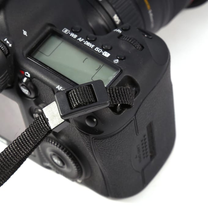 Schouder Nek Riem Band Sling Voor Nikon SLR Camera's (Houtskoolgrijs) black