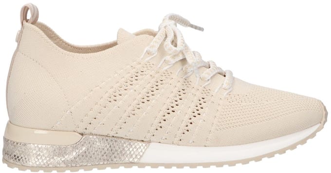 La Strada Sneaker Beige Knitted - Damesschoenen - Maat - 37