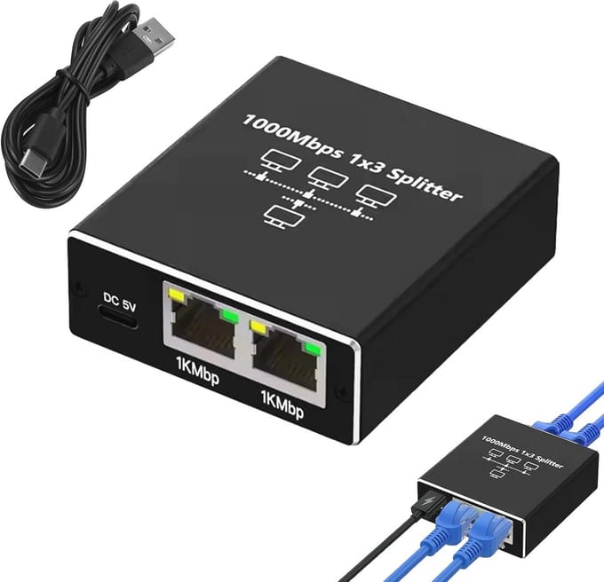 Netwerk Switch - Netwerk Splitter - Unmanaged - netwerk accessoire