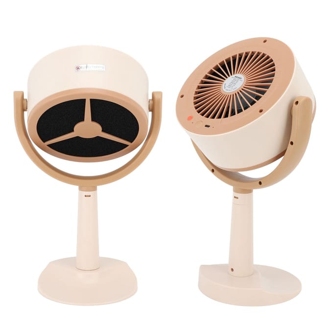 Desktop Afzuigkap Draagbaar Hoge Zuigkracht Wasbaar Hoek Verstelbaar Kook Afzuigventilator voor beige