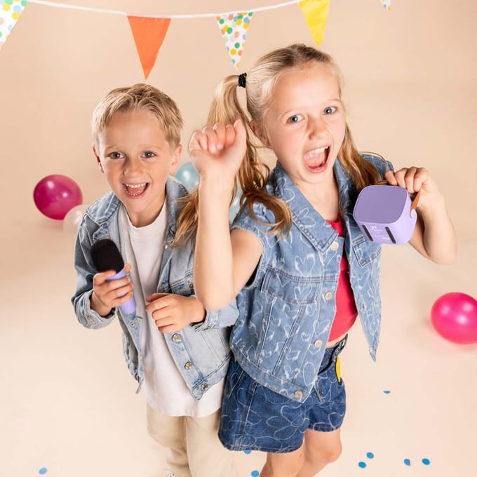 imoshion Karaoke Set - Met Bluetooth Speaker en Draadloze Microfoon - Karaokeset voor Volwassenen en Kinderen